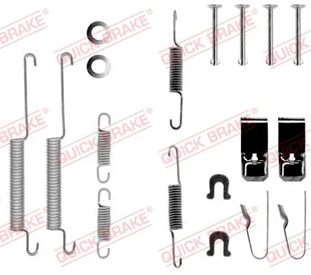 Accessory Kit, brake shoes